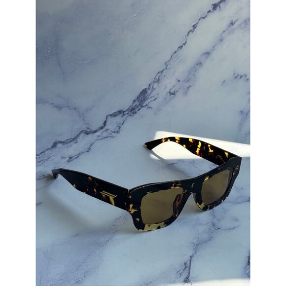 NEW Bottega Veneta BV1357S Unisex Tortoise Brown Sunglasses main image 7